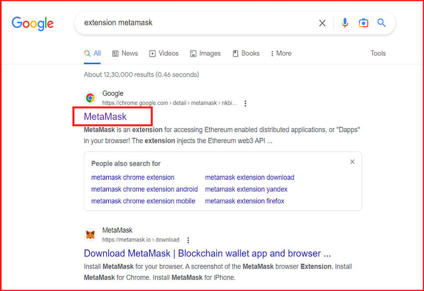 metamask extension